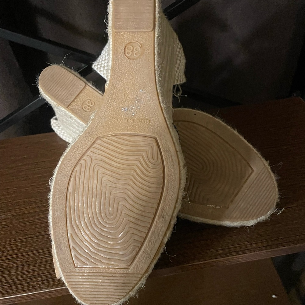 Paseart Made in Spain Navy Scalloped Espadrilles by [Brand] - Picture 3 of 6